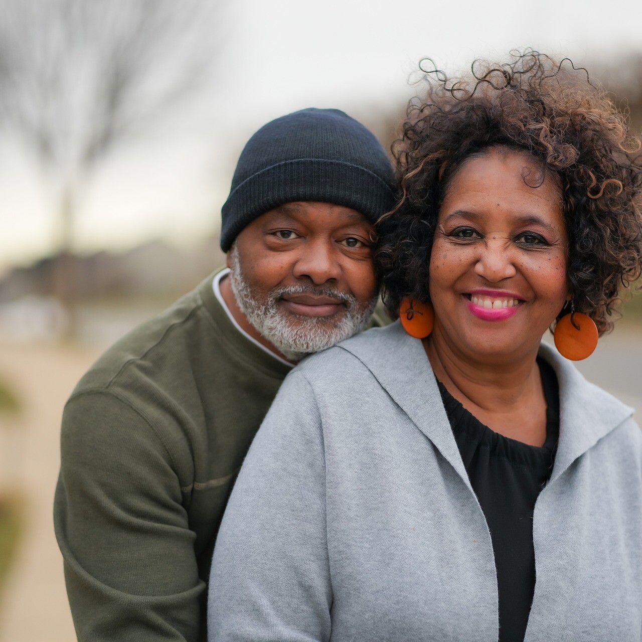 older couple smiling