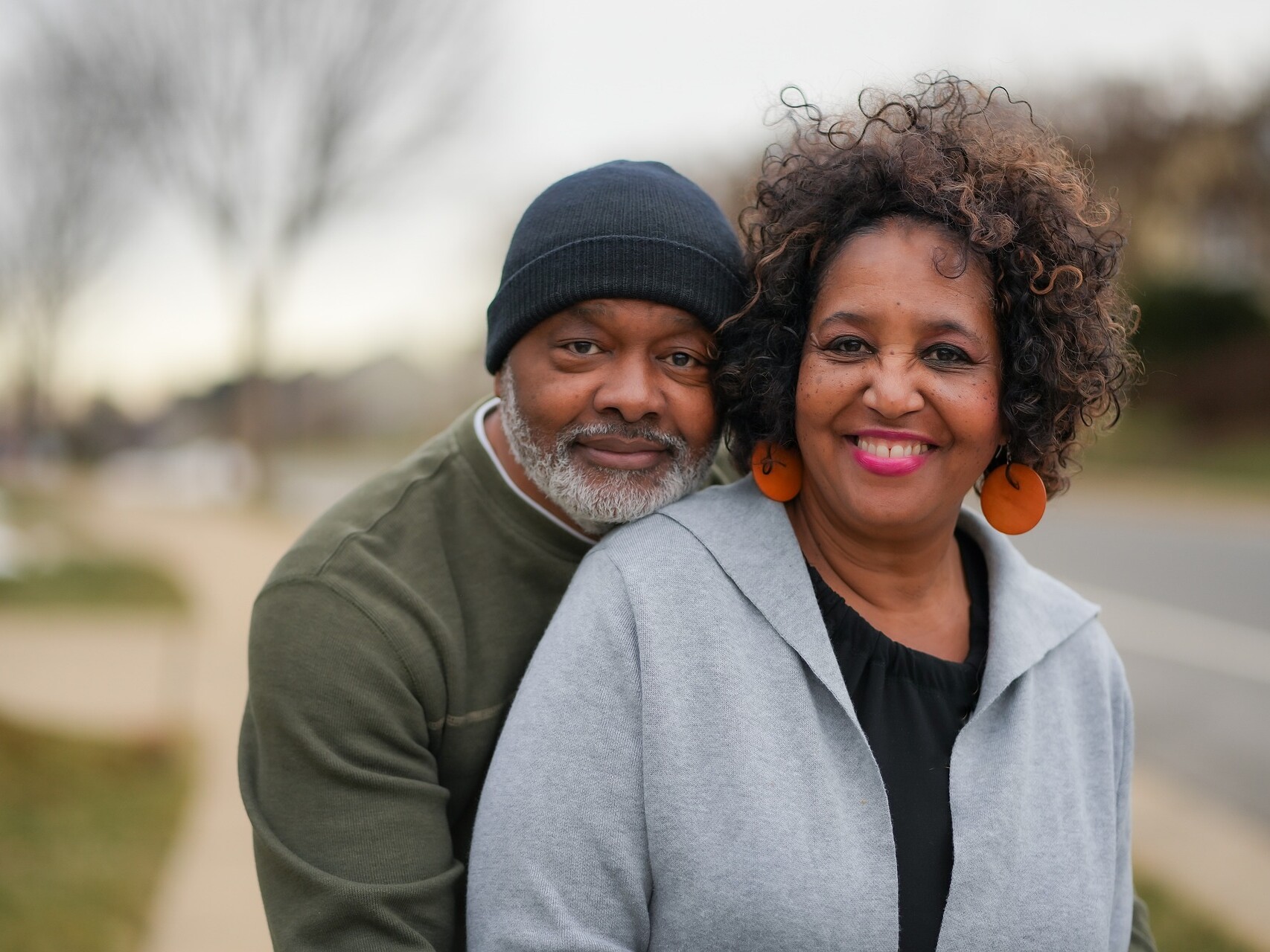 older couple smiling